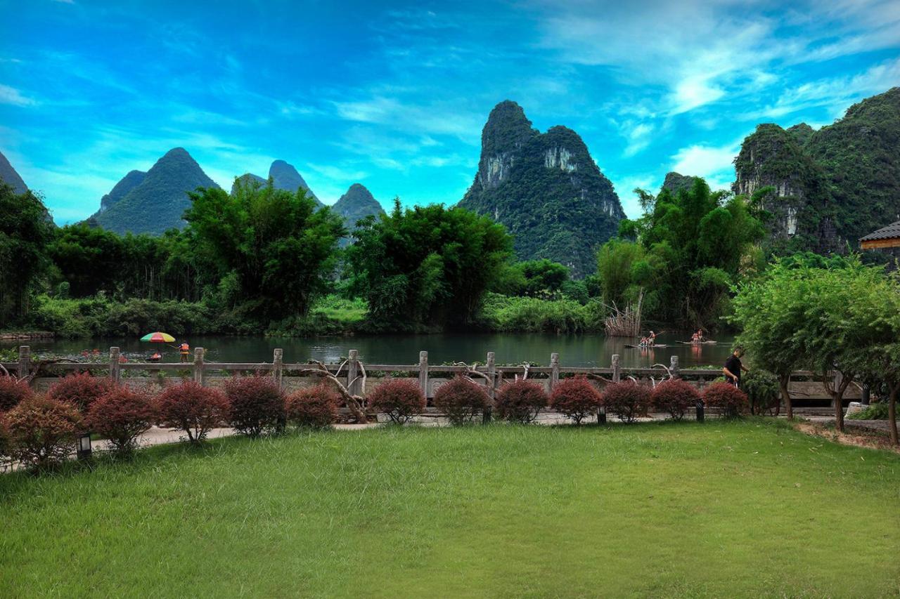 Отель Yangshuo Mountain Retreat Экстерьер фото