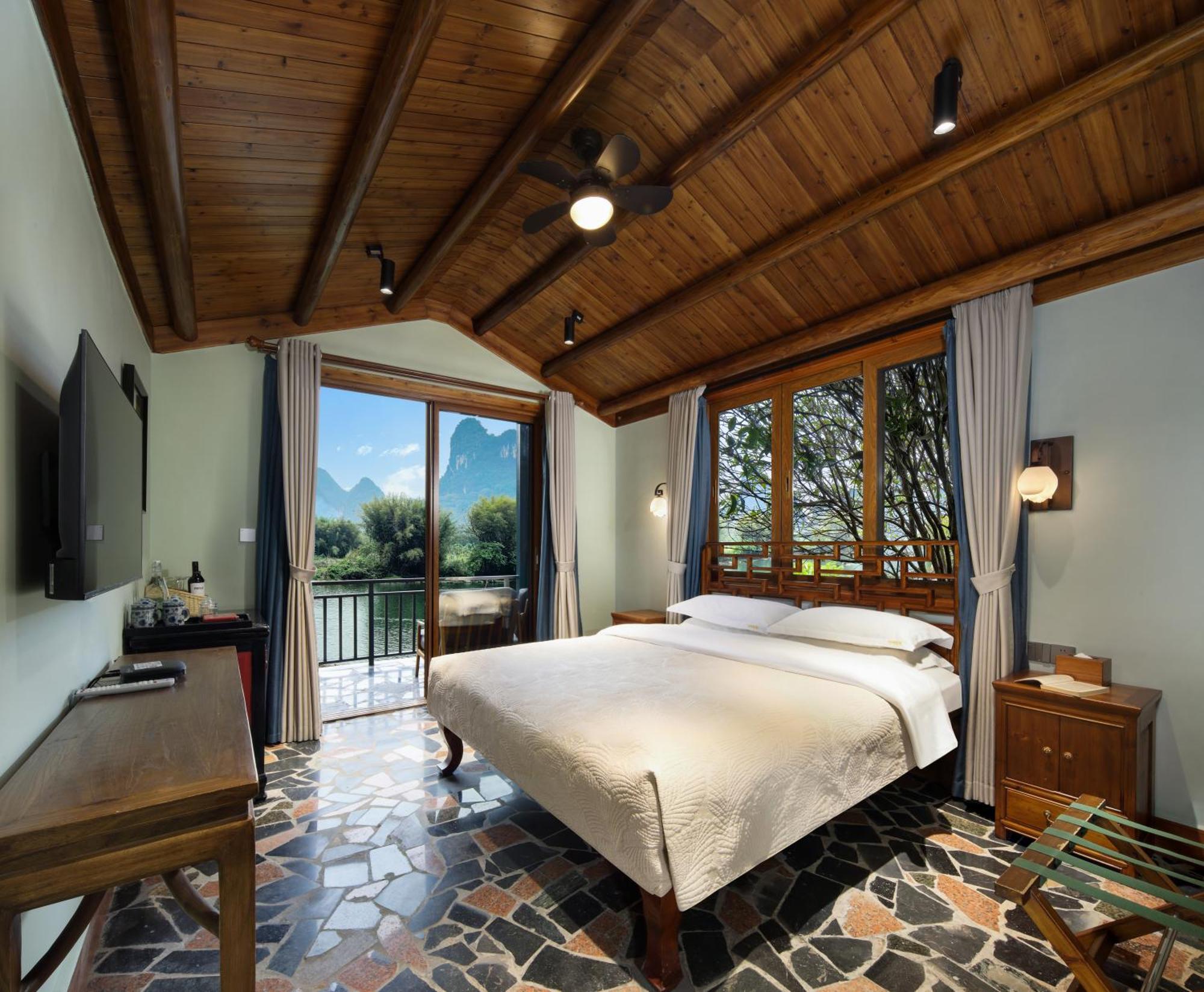 Отель Yangshuo Mountain Retreat Экстерьер фото