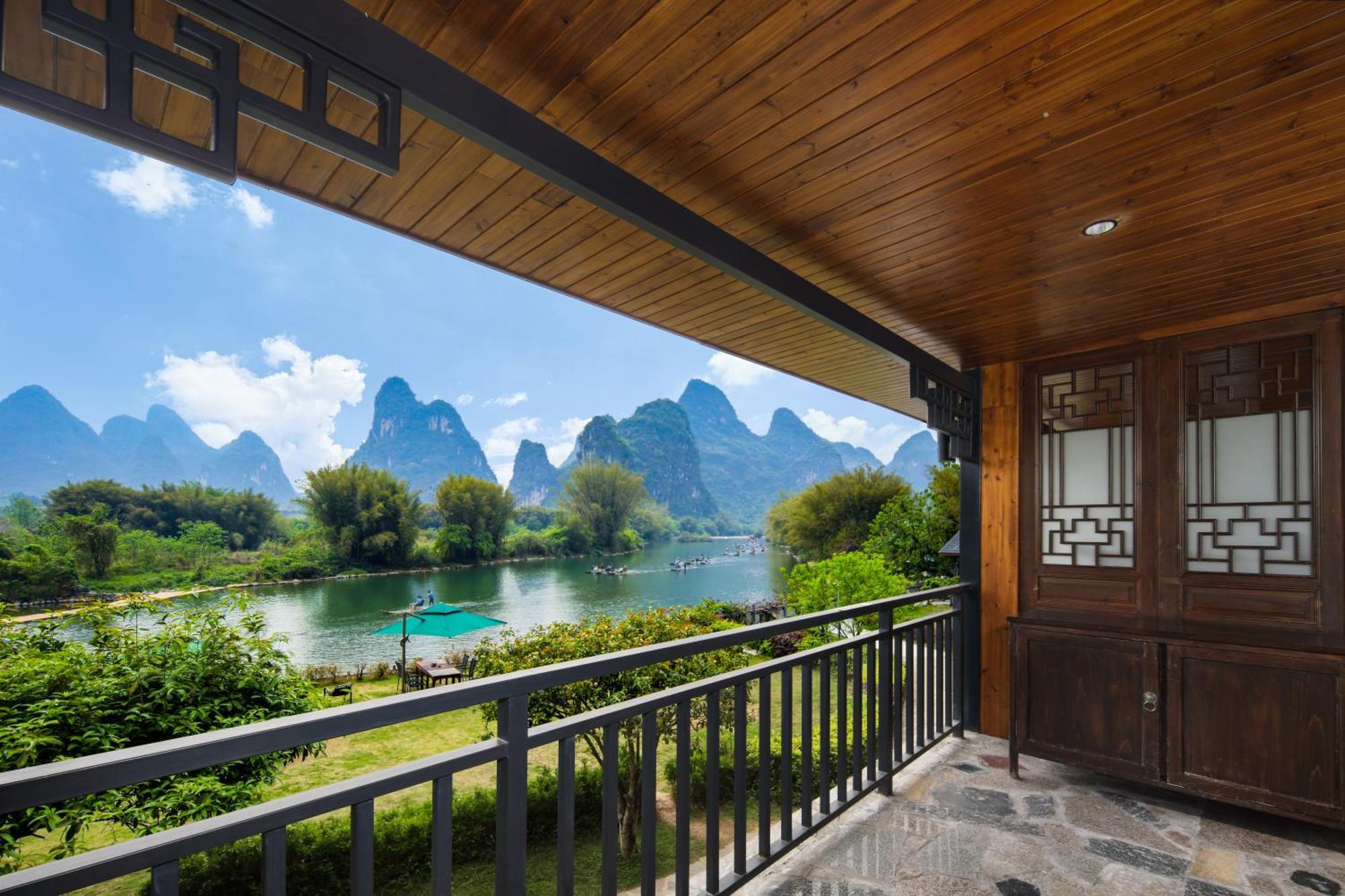 Отель Yangshuo Mountain Retreat Экстерьер фото