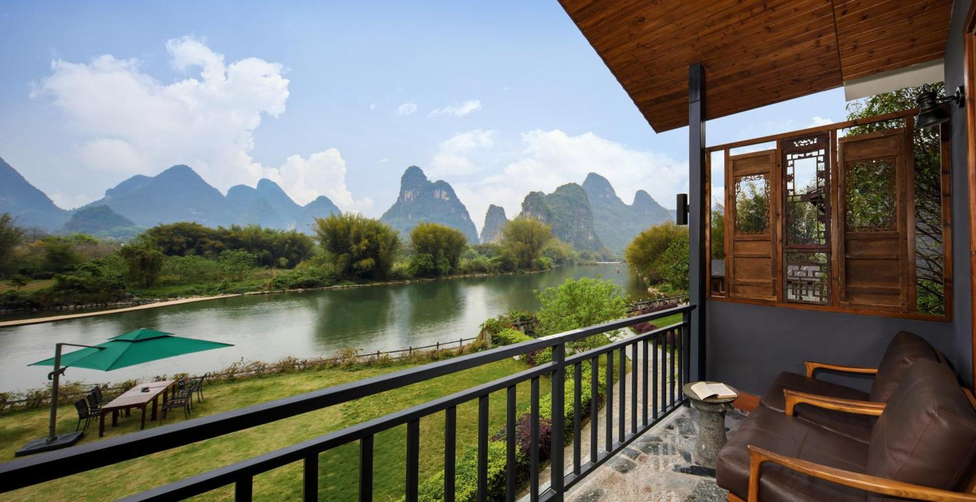 Отель Yangshuo Mountain Retreat Экстерьер фото