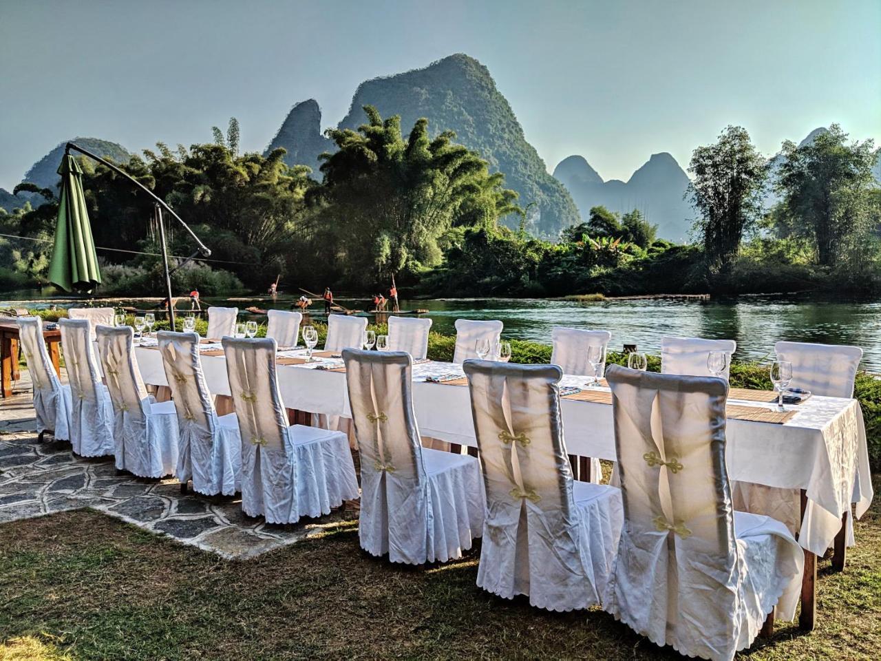 Отель Yangshuo Mountain Retreat Экстерьер фото