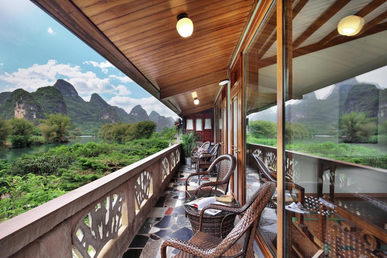 Отель Yangshuo Mountain Retreat Экстерьер фото