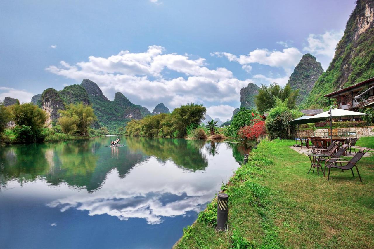 Отель Yangshuo Mountain Retreat Экстерьер фото